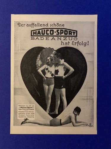 1929 hauco sport - 1929, badeanzug