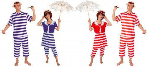 Badeanzug gestreift ringel - badeanzug,
