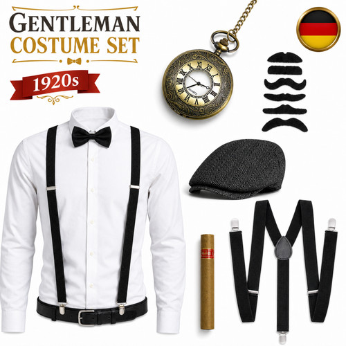 Kostüm herren 20er jahre set - 20er,
