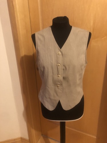 Weste anzug beige braun - weste,